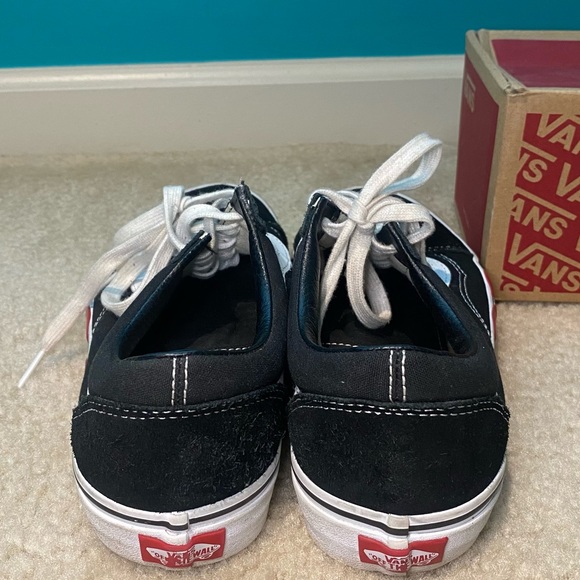 Vans- Old Skool ( Flame Cut Out) Black/ Tru🔥 - Picture 3 of 4